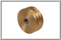 S-Lon, Size D, Beading Thread, F�delgarn, light brown, 1 Spule